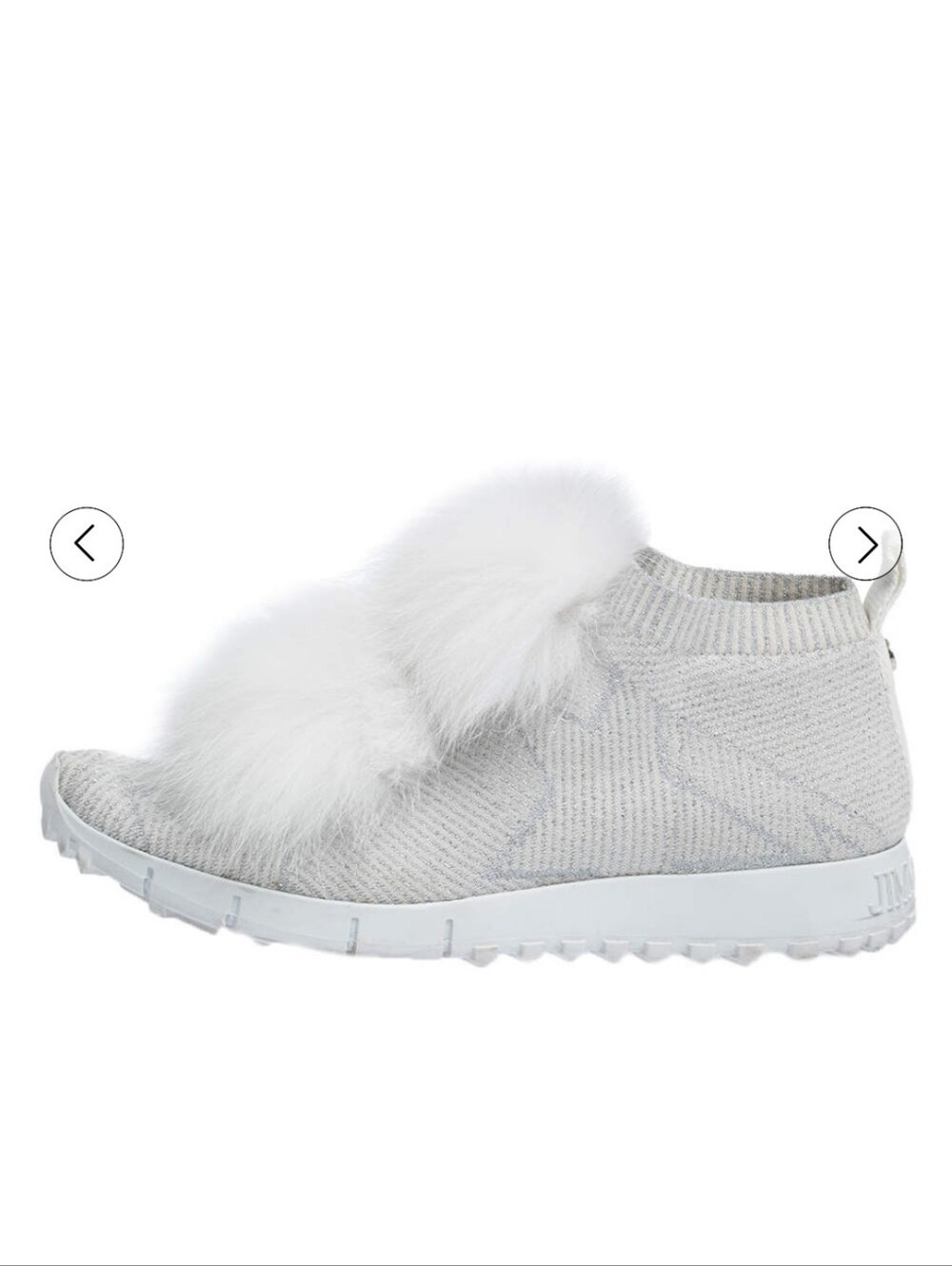 🛑 JIMMY CHOO Norway Pom Pom Sneakers